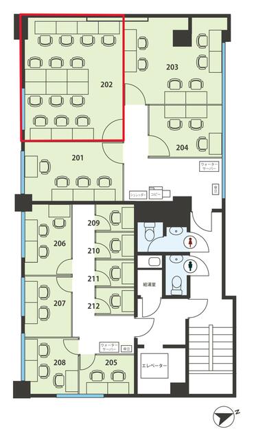 間取り図／２階フロア図面