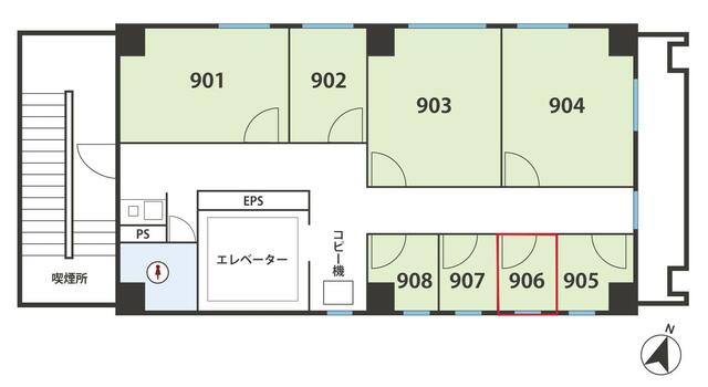 間取り図／９階フロア図面