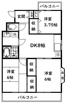 ヒルトップマンション石原 1階 物件写真 2