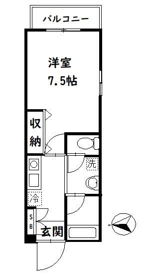 カオパレスＮＯ２２ 2階 物件写真