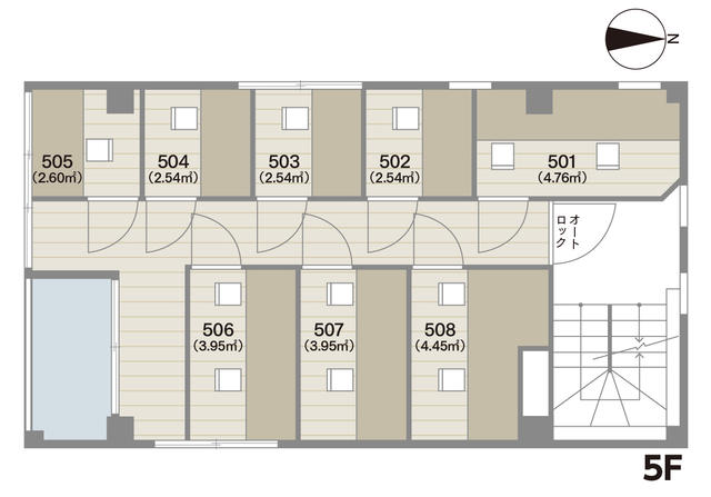 間取り図／５階平面図