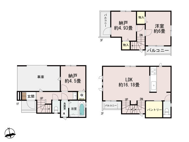 神奈川県横浜市の一戸建て | 5490万円 | 3LDK | 53.49m² | Akiyama house finder
