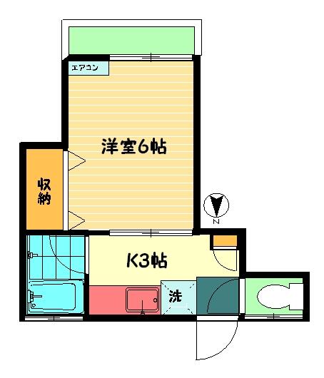 コーポ山主  2-B 物件写真 1