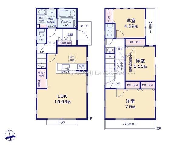detached 東京都小金井市貫井南町１丁目 地図を見る