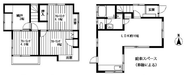 東京都三鷹市の一戸建て | 3580万円 | 3SLDK | 72.96m² | Akiyama house finder