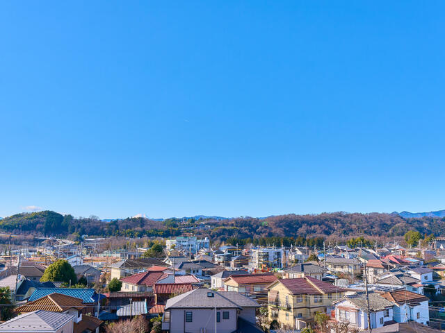住戸からの眺望／天気が良い日は富士山が見えます！