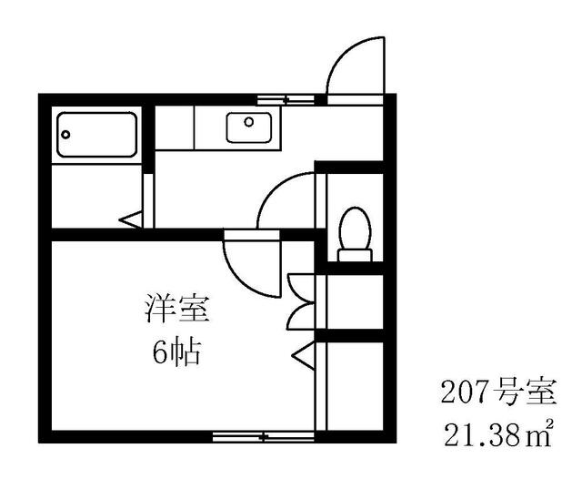 東田荘Ｂ棟 2階 物件写真