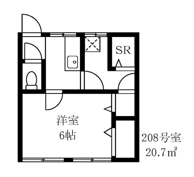 東田荘Ｂ棟 2階 物件写真