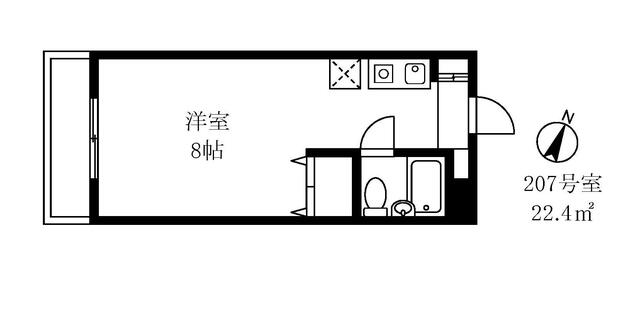パークマンションワダ 2階 物件写真