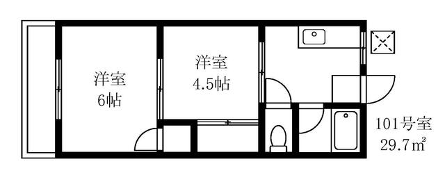 豊ハイツ 1階 物件写真