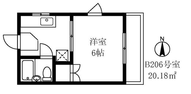 パインヒルハイムＡＢ棟 2階 物件写真