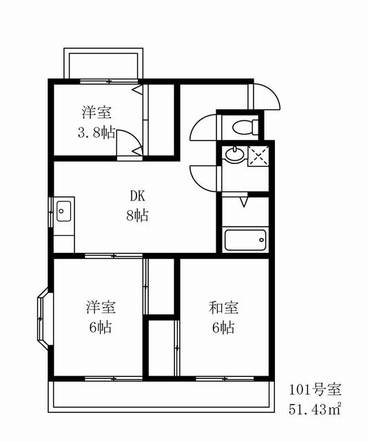 ヒルトップマンション石原 1階 物件写真