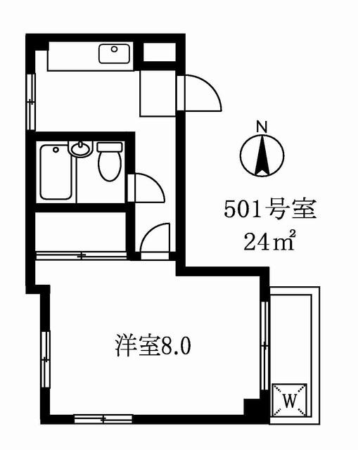 フラワー東高円寺 5階 物件写真