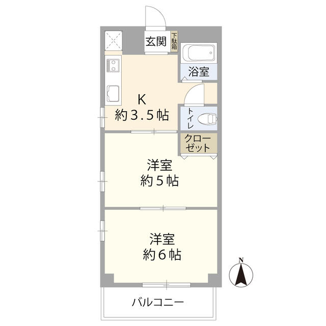 さくらコーポ 2階 物件写真 2