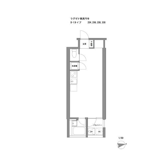 ラグゼナ東高円寺 3階 物件写真 2