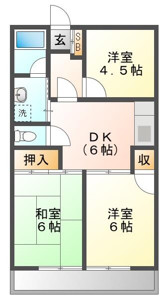 ラリーマンション 4階 物件写真 2