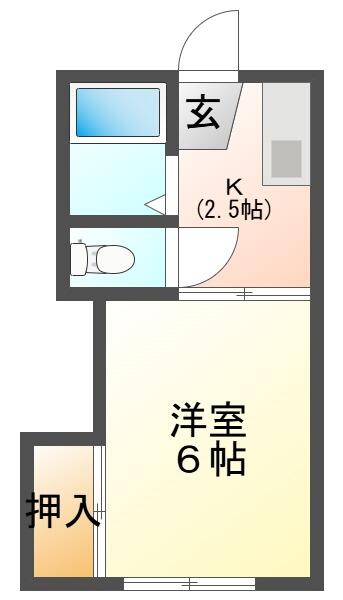 コーポ関谷 1階 物件写真 2