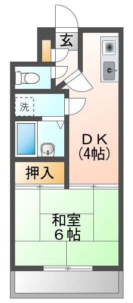 ノースランド国立 2階 物件写真 2