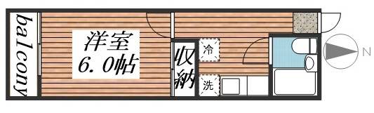 Ｋハイツ山田 2階 物件写真 2