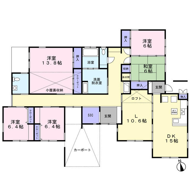 detached 茨城県つくばみらい市小絹 地図を見る