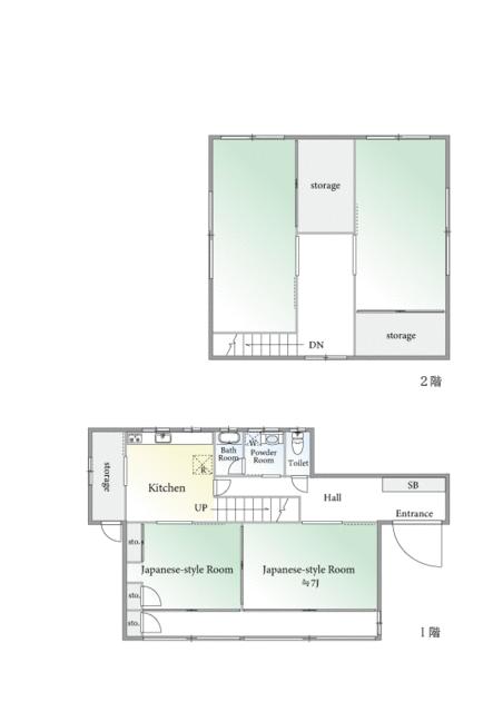 detached 茨城県高萩市大字島名