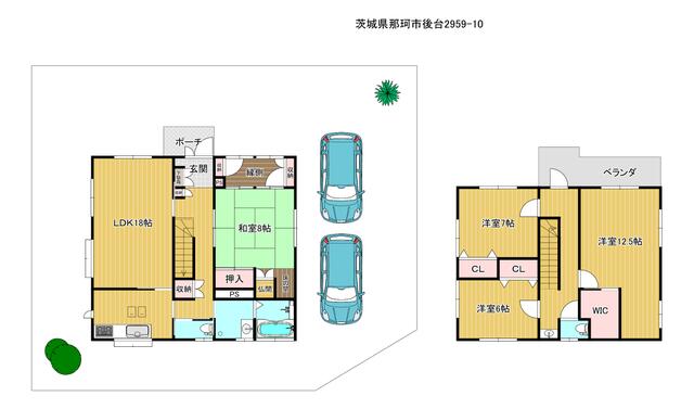 detached 茨城県那珂市後台