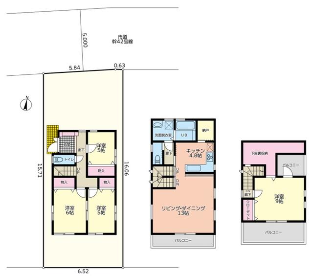detached 埼玉県入間市宮寺 地図を見る
