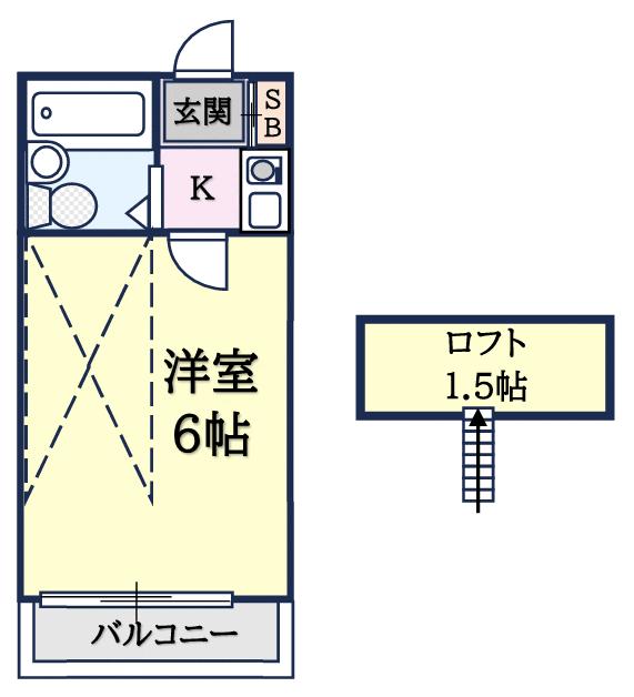 シオン花小金井Ｂ棟 2階 物件写真