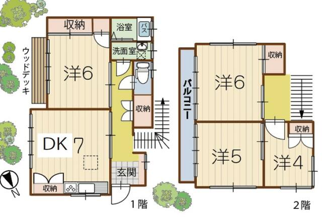 detached 埼玉県比企郡嵐山町大字川島