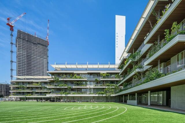 中央区立晴海西小学校 (158m)