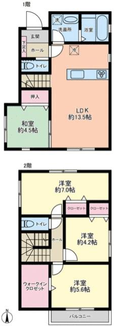 detached 神奈川県足柄上郡大井町金子 地図を見る