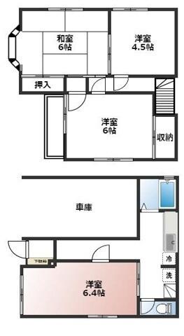 埼玉県坂戸市の一戸建て | 440万円 | 2DK | 53.65m² | Akiyama house finder