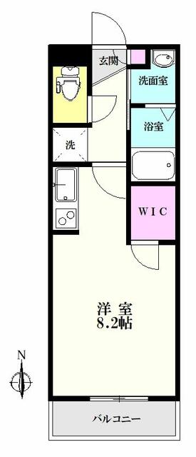 間取り図／ウォークインクローゼットで楽々収納！