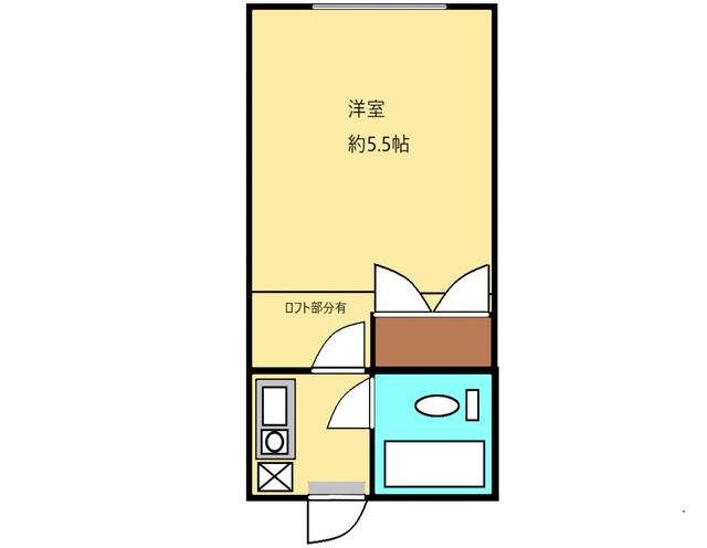 間取り図／居室とキッチンの間に仕切りがありエアコンの節約できます