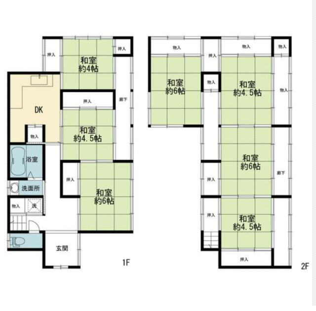 神奈川県横浜市の一戸建て | 1280万円 | 7K | 502.38m² | Akiyama house finder