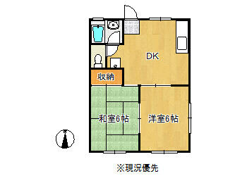 間取り図／角部屋で窓が多く明るい室内です♪