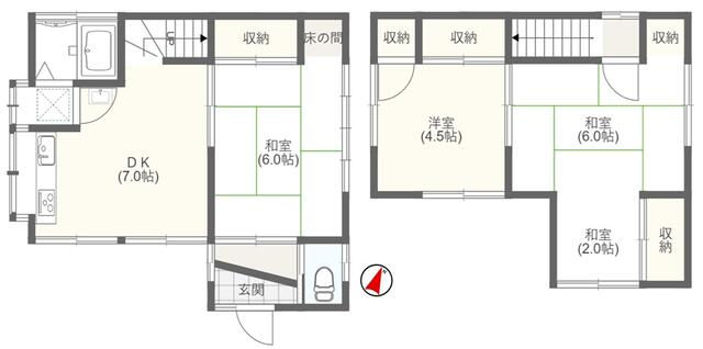 既存建物間取り図