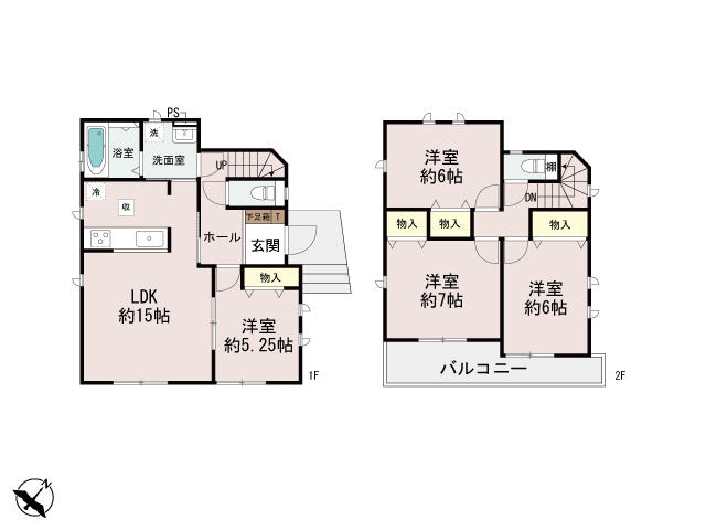 detached 神奈川県大和市代官２丁目