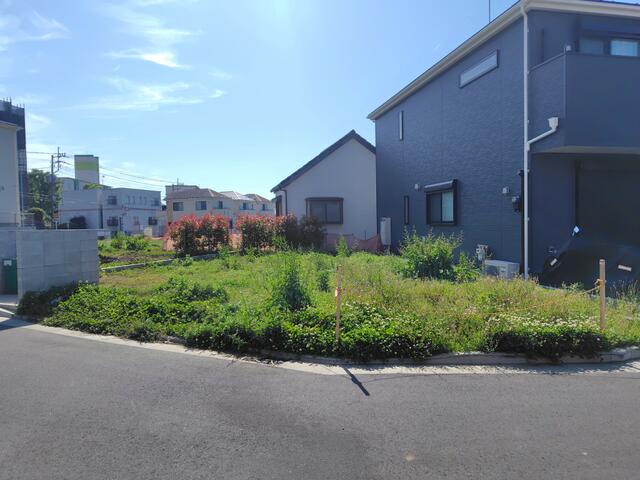 現地（外観）／建物建築前の土地写真