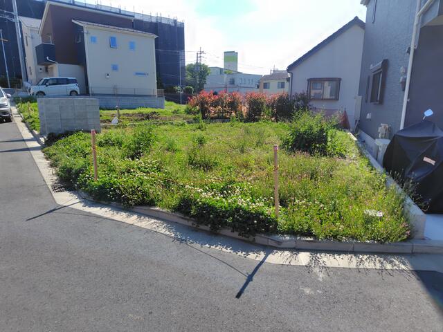 現地（外観）／建物建築前の土地写真
