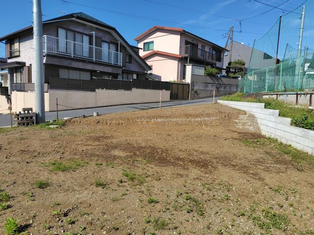 現地（外観）／建物建築前の土地写真