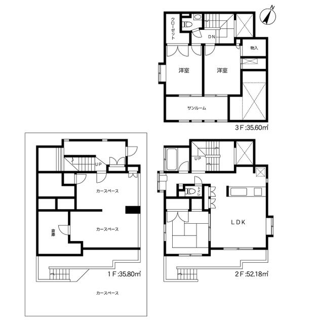 神奈川県相模原市の一戸建て | 2640万円 | 3LDK | 137.98m² | Akiyama house finder