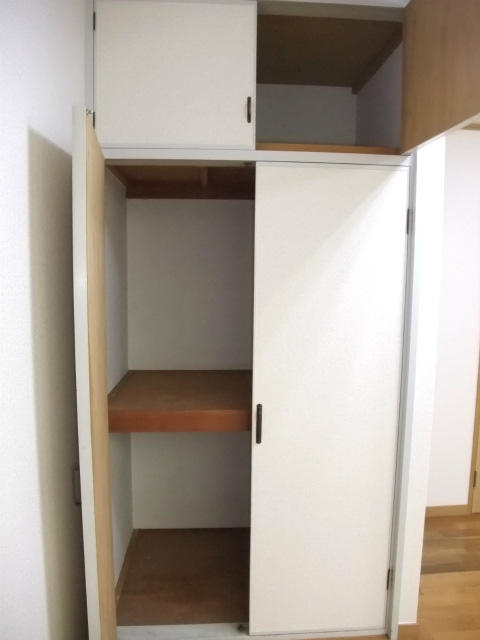 収納／布団も入る奥行きがあります　上部に天袋があるので季節物の入れ