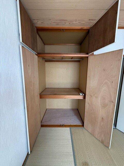 収納／和室6帖のお部屋にあるクローゼットです♪大切なお洋服もしわに