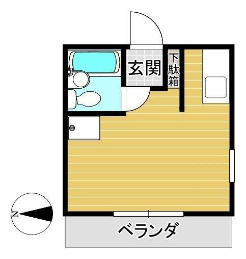 間取り図／１R