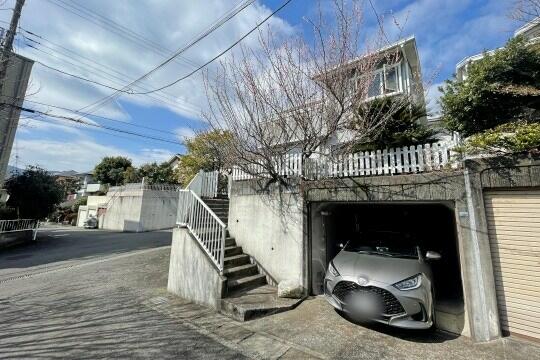 現地（外観）／シャッター付きガレージ付きです／撮影日2026-02-22