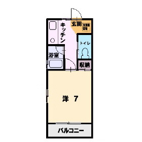 間取り図／洋室７帖