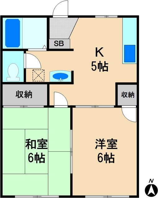【ハトマークサイト】神奈川県川崎市幸区小倉2丁目の 2K アパート