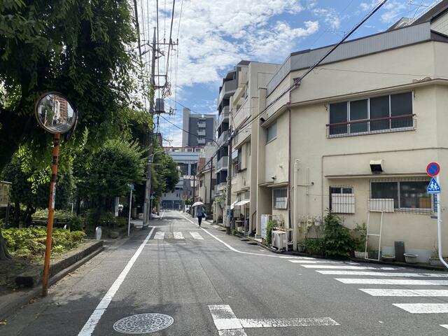 現地土地／北西より