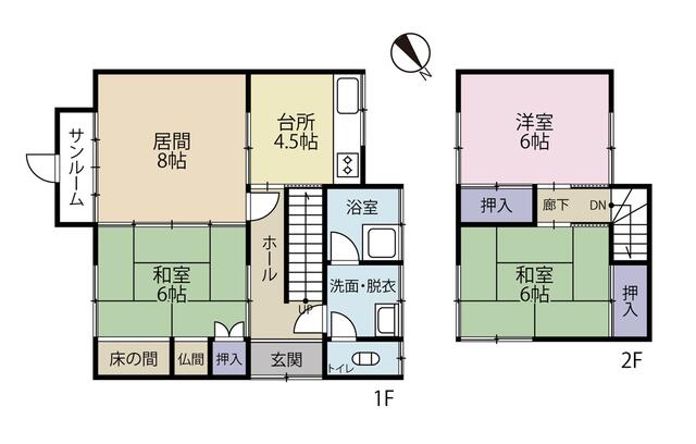 青森県青森市の一戸建て | 398万円 | 4DK | 151.44m² | Akiyama house finder